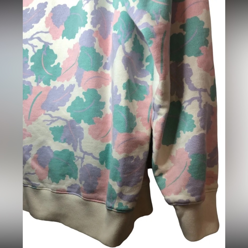 Teddy Fresh 1.0 SOLD OUT/RARE  Size M Pastel Muted Camo Leaves Hoodie 2019 - Picture 14 of 16